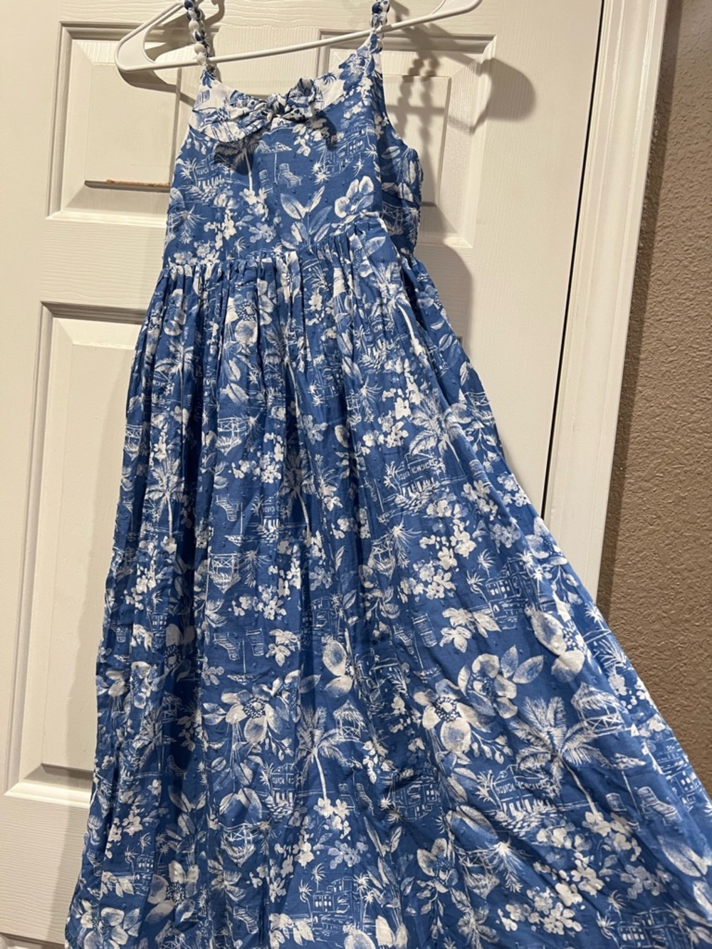 Haute Hippie Blue and White Floral Sundress great for any occasion